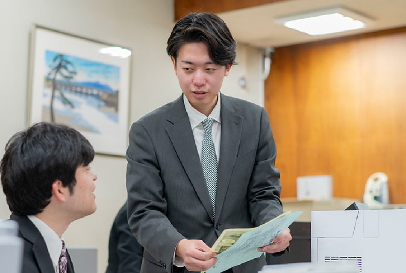 仕事の様子
